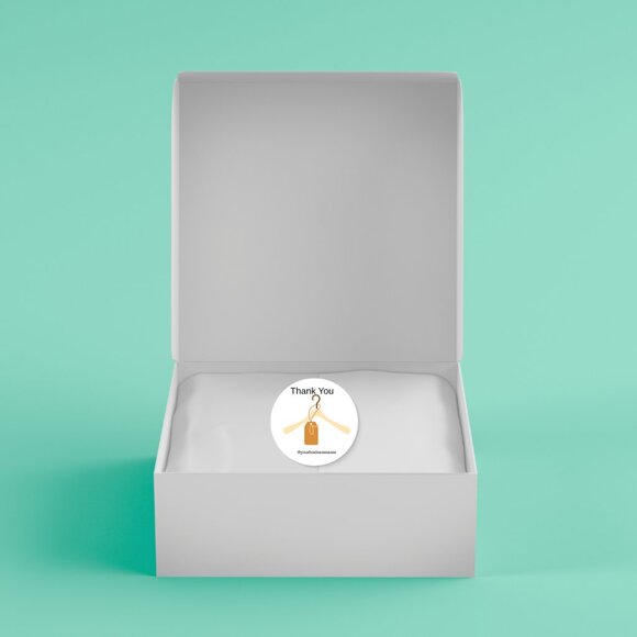 100 ct Thank You Stickers For Small Business Packaging - Picture 2 of 5